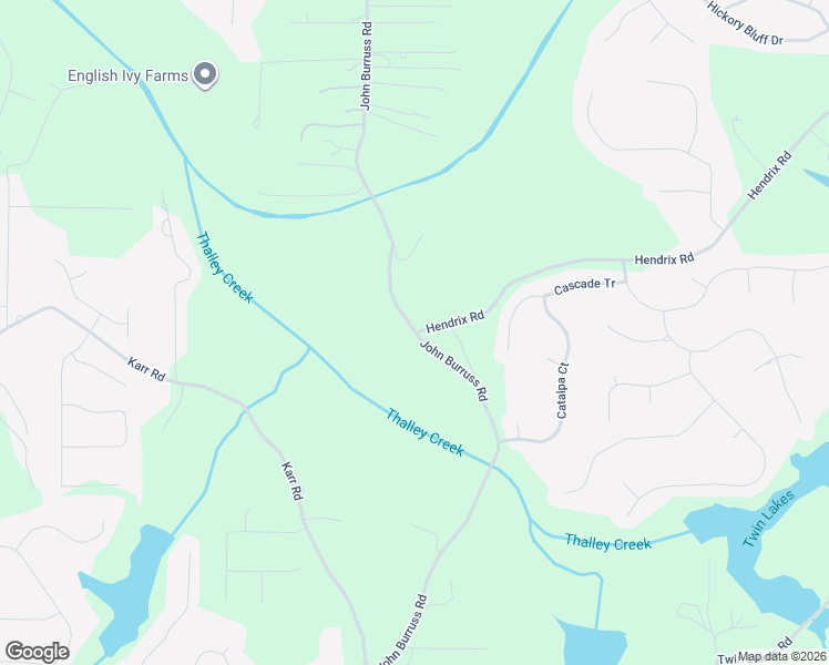 map of restaurants, bars, coffee shops, grocery stores, and more near 5360 John Burruss Road in Cumming