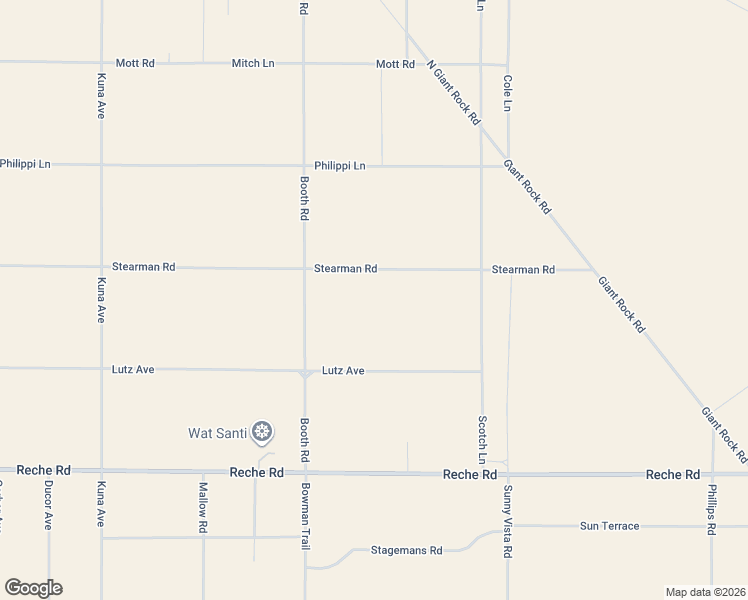 map of restaurants, bars, coffee shops, grocery stores, and more near 60607 Stearman Road in Landers