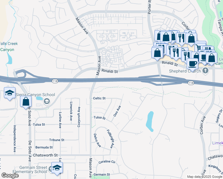 map of restaurants, bars, coffee shops, grocery stores, and more near in 