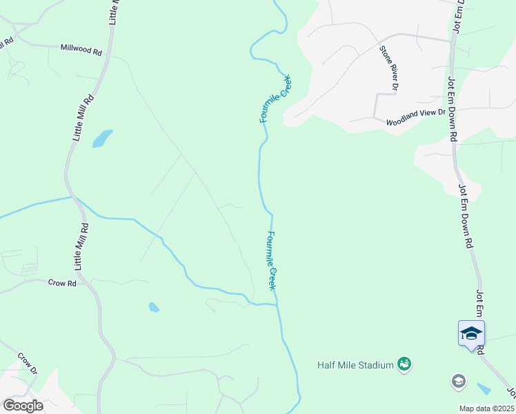 map of restaurants, bars, coffee shops, grocery stores, and more near 6633 Millwood Road in Cumming