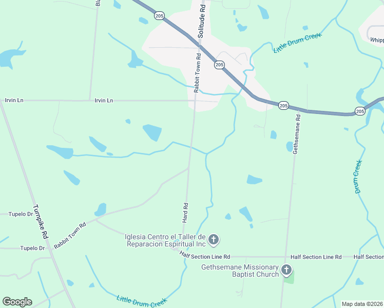 map of restaurants, bars, coffee shops, grocery stores, and more near 568 Rabbit Town Road in Albertville