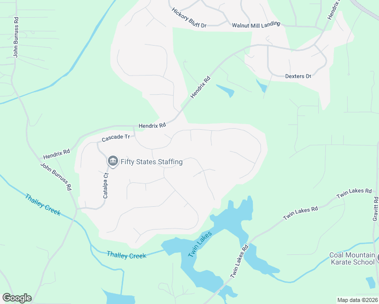 map of restaurants, bars, coffee shops, grocery stores, and more near 5990 Broadwater Tr in Cumming