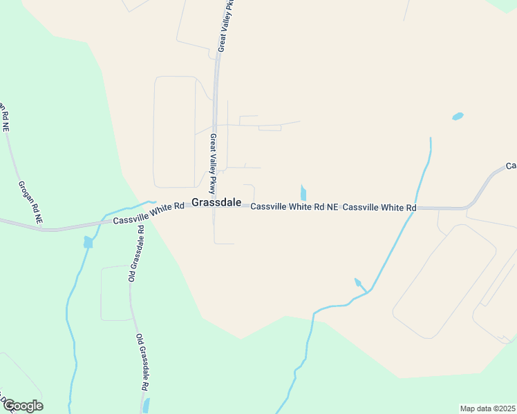 map of restaurants, bars, coffee shops, grocery stores, and more near 1100 Cass White Road in White