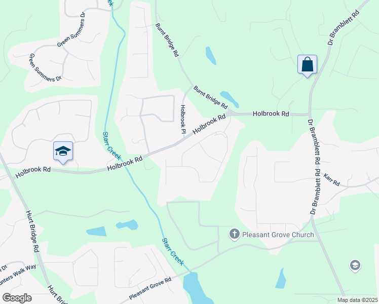 map of restaurants, bars, coffee shops, grocery stores, and more near 3735 Andover Street in Cumming
