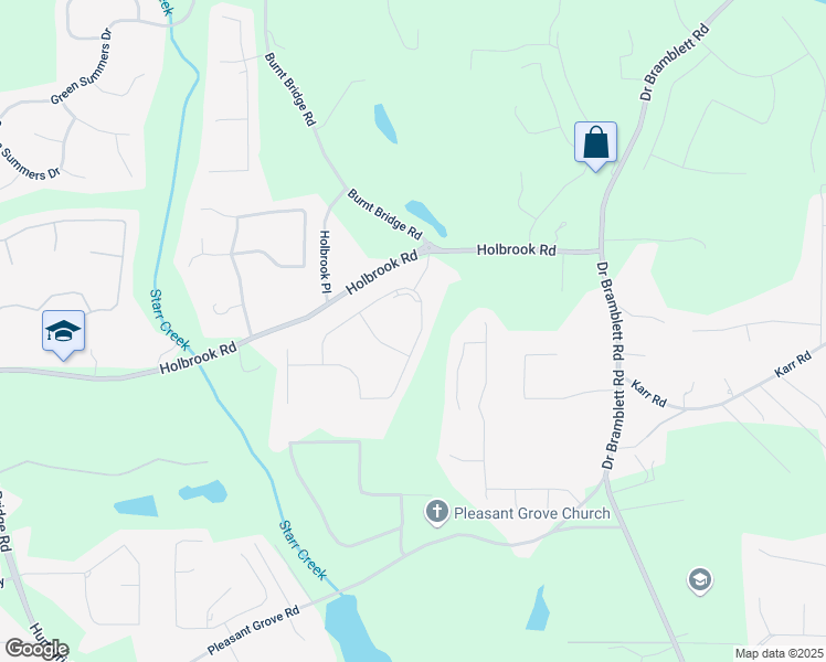 map of restaurants, bars, coffee shops, grocery stores, and more near 3445 Andover Street in Cumming