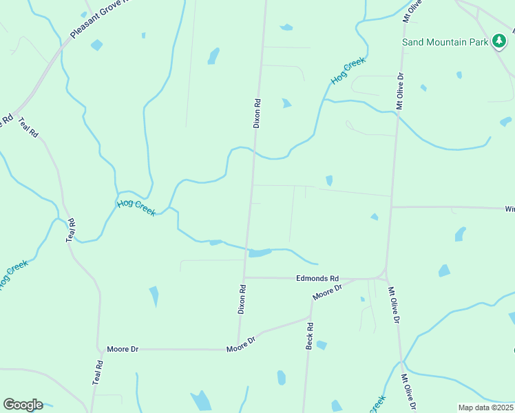 map of restaurants, bars, coffee shops, grocery stores, and more near 22 White Circle in Albertville