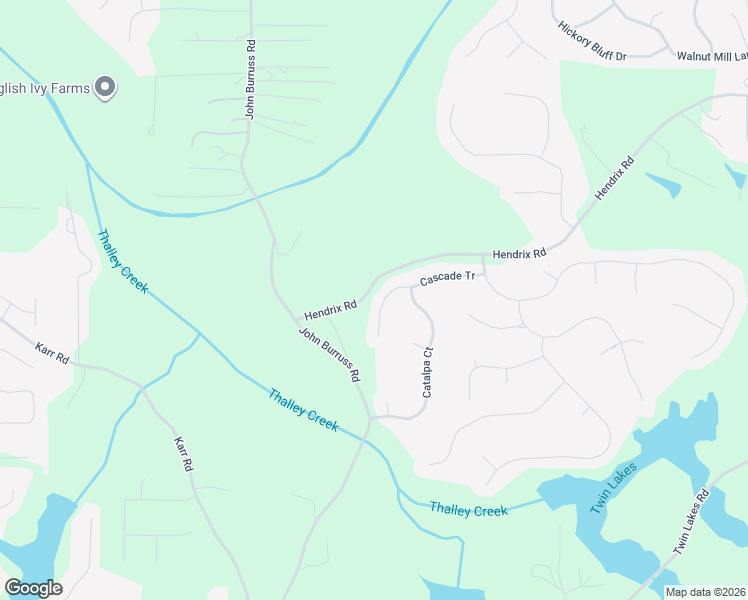 map of restaurants, bars, coffee shops, grocery stores, and more near 5750 Cascade Tr in Cumming