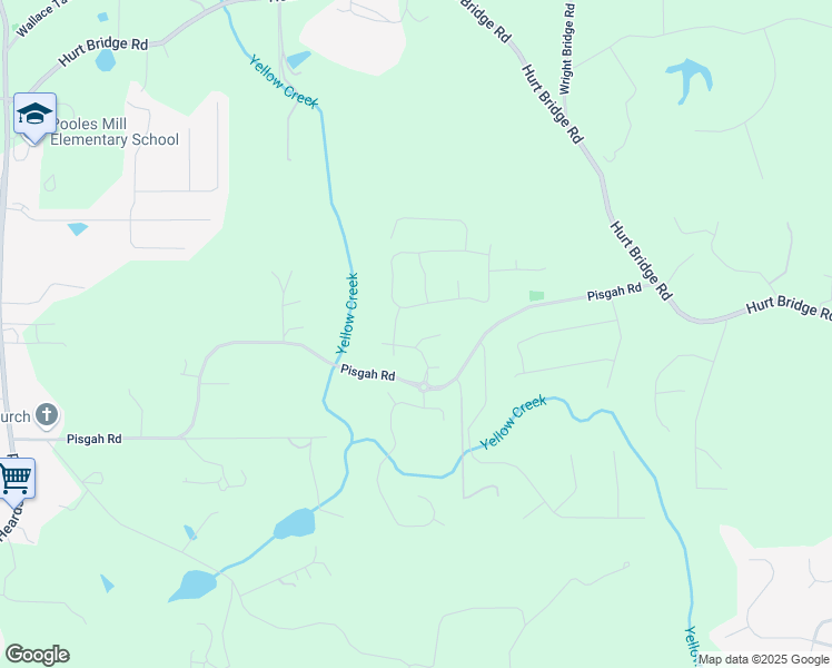 map of restaurants, bars, coffee shops, grocery stores, and more near 4815 Ramblewood Drive in Cumming