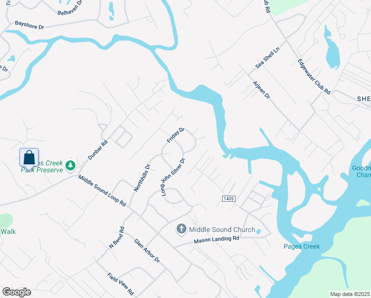 map of restaurants, bars, coffee shops, grocery stores, and more near 226 Long John Silver Drive in Wilmington
