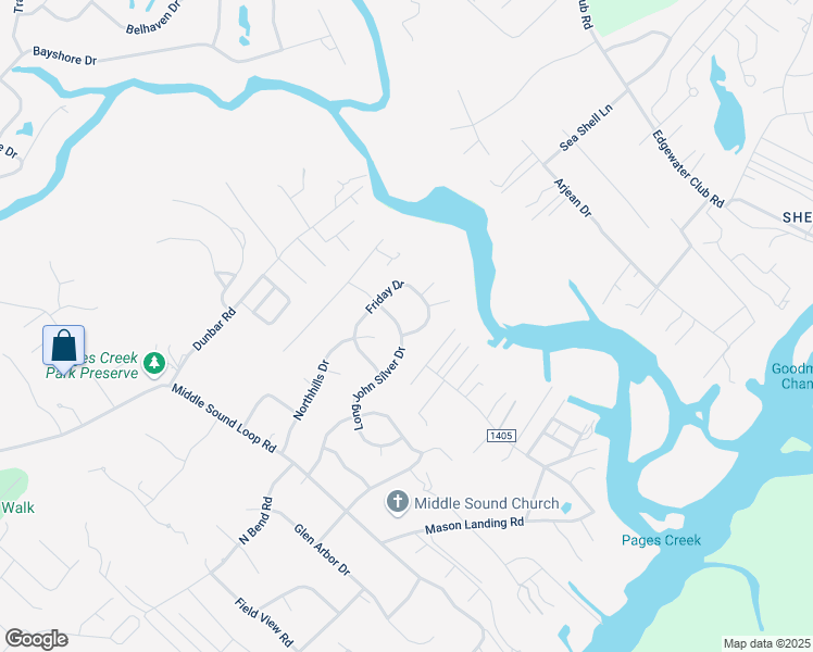 map of restaurants, bars, coffee shops, grocery stores, and more near 226 Long John Silver Drive in Wilmington