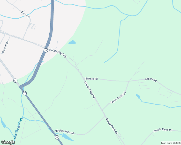 map of restaurants, bars, coffee shops, grocery stores, and more near 1350 Bakers Road in Royston