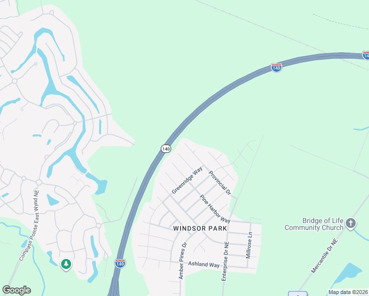 map of restaurants, bars, coffee shops, grocery stores, and more near 1763 Provincial Drive in Leland