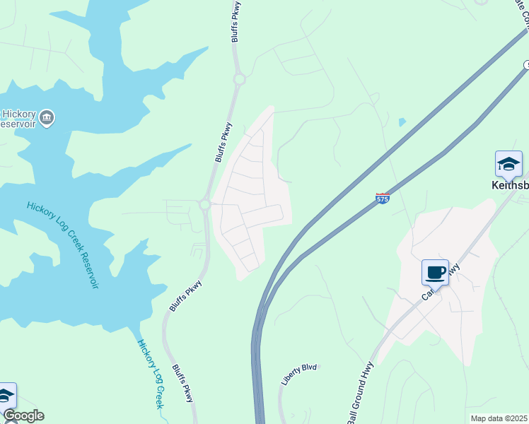 map of restaurants, bars, coffee shops, grocery stores, and more near 814 Spruce Avenue in Canton
