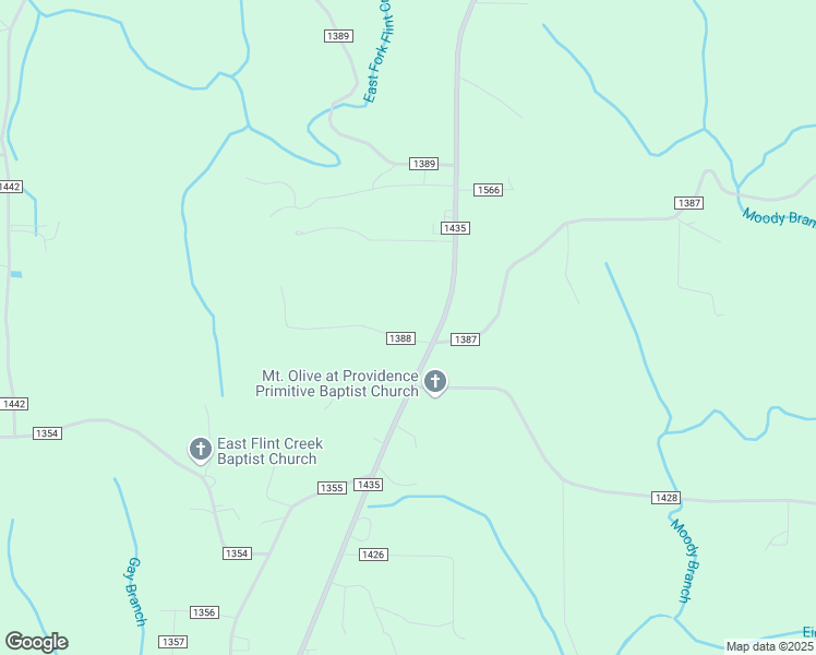 map of restaurants, bars, coffee shops, grocery stores, and more near 56 County Road 1388 in Vinemont