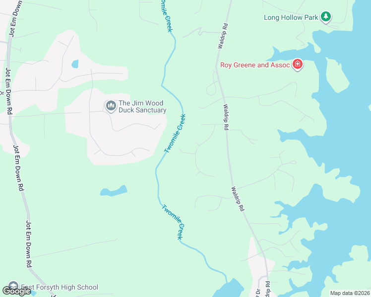 map of restaurants, bars, coffee shops, grocery stores, and more near 9040 Silver Peak Drive in Gainesville