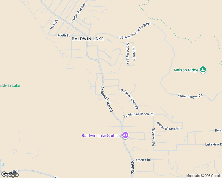 map of restaurants, bars, coffee shops, grocery stores, and more near 46219 Selenium Lane in Big Bear