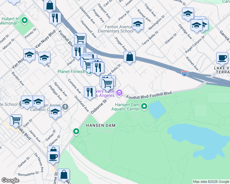 Foothill Blvd & Osborne St, Los Angeles CA Walk Score
