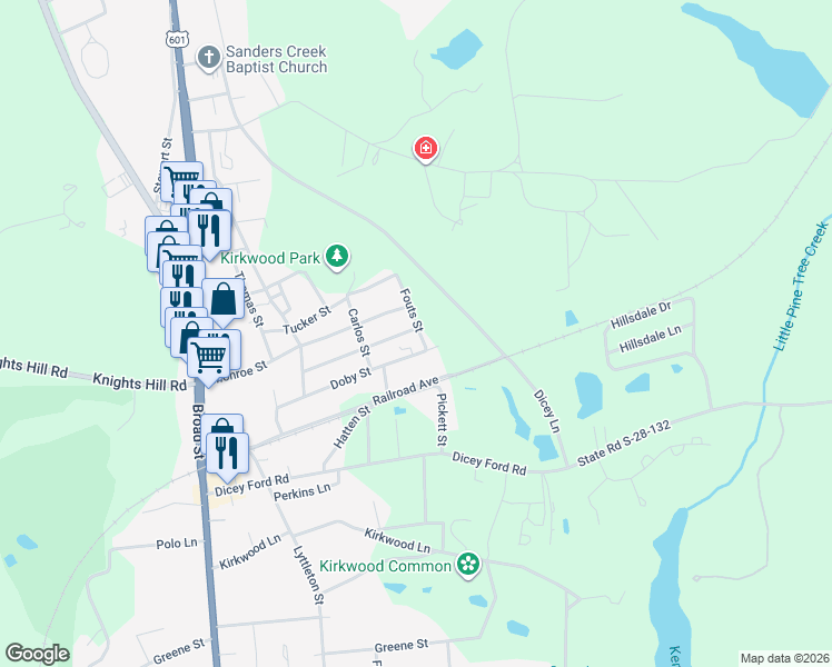 map of restaurants, bars, coffee shops, grocery stores, and more near 101 Tillman Street in Camden