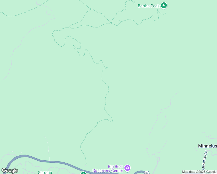 map of restaurants, bars, coffee shops, grocery stores, and more near Cougar Crest Trail in San Bernardino County