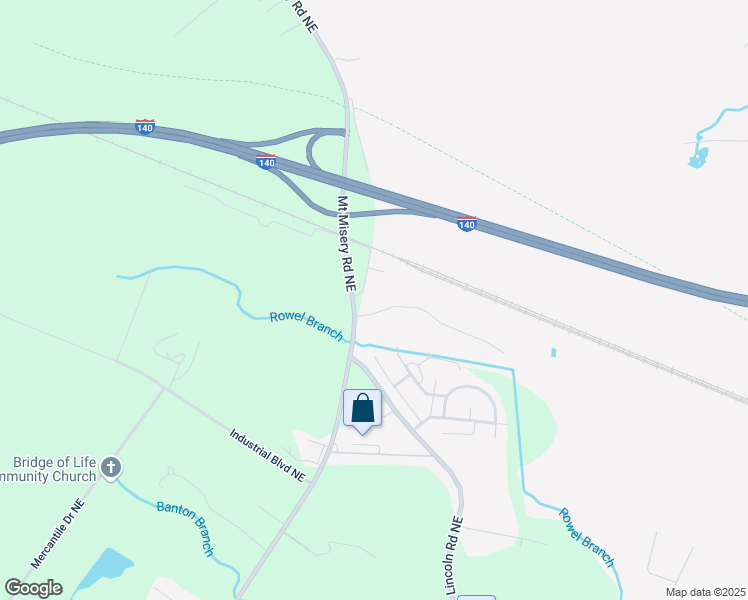 map of restaurants, bars, coffee shops, grocery stores, and more near 2252 Mount Misery Road Northeast in Leland