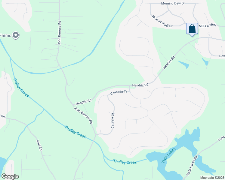 map of restaurants, bars, coffee shops, grocery stores, and more near 5670 Cascade Tr in Cumming