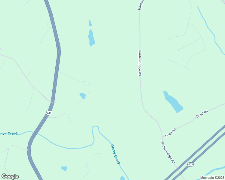 map of restaurants, bars, coffee shops, grocery stores, and more near 538 Harden Bridge Road in Commerce