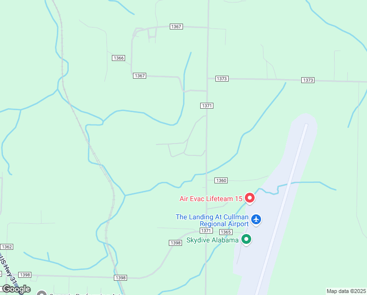 map of restaurants, bars, coffee shops, grocery stores, and more near 1671 County Road 1371 in Vinemont