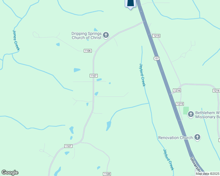 map of restaurants, bars, coffee shops, grocery stores, and more near 731 County Road 1107 in Vinemont
