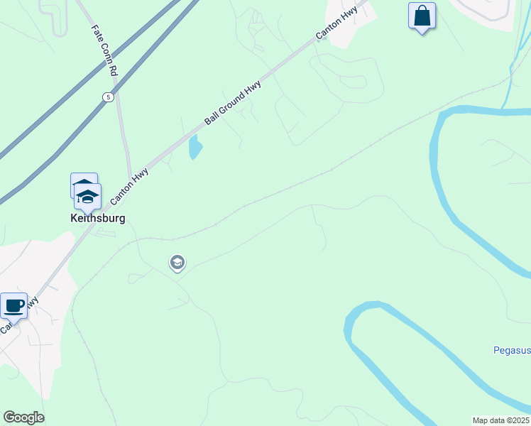 map of restaurants, bars, coffee shops, grocery stores, and more near 487 Nations Drive in Canton