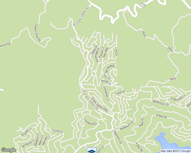 map of restaurants, bars, coffee shops, grocery stores, and more near 1377 Rock Ridge Way in Lake Arrowhead