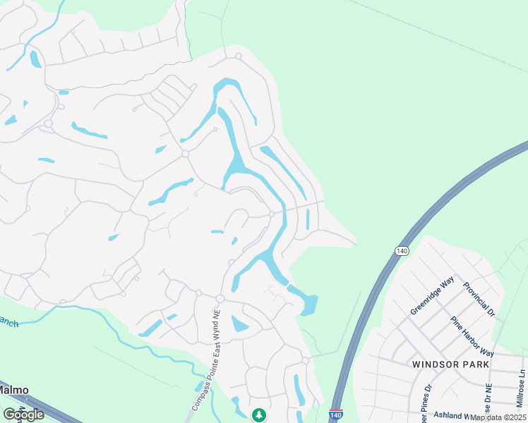 map of restaurants, bars, coffee shops, grocery stores, and more near 8427 Compass Pointe East Wynd Northeast in Leland