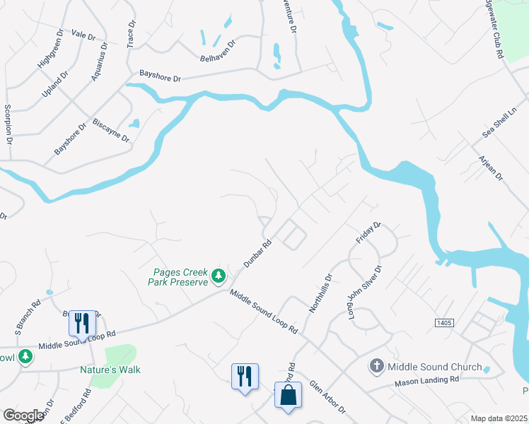 map of restaurants, bars, coffee shops, grocery stores, and more near 916 John's Orchard Ln in Wilmington