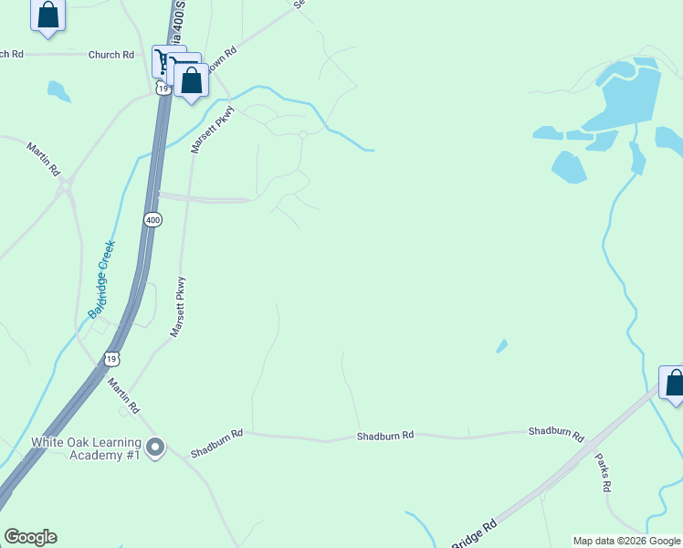 map of restaurants, bars, coffee shops, grocery stores, and more near 5035 Shadburn Road in Cumming