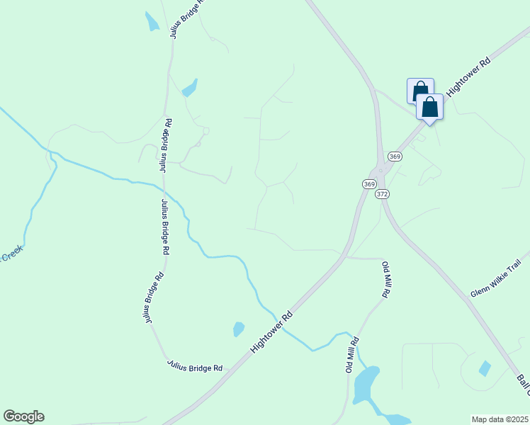map of restaurants, bars, coffee shops, grocery stores, and more near 202 Westwind Drive in Ball Ground