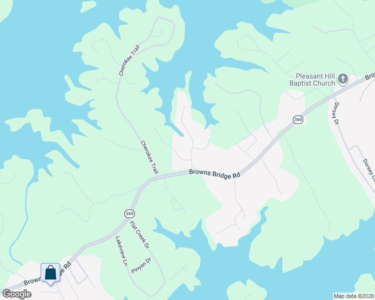map of restaurants, bars, coffee shops, grocery stores, and more near 4135 Cumberland Point Drive in Gainesville