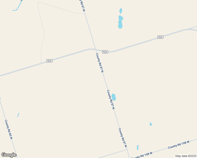 map of restaurants, bars, coffee shops, grocery stores, and more near 16026 County Road 87 North in Vernon