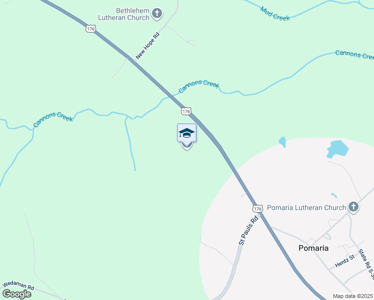 map of restaurants, bars, coffee shops, grocery stores, and more near 7288 U.S. 176 in Pomaria