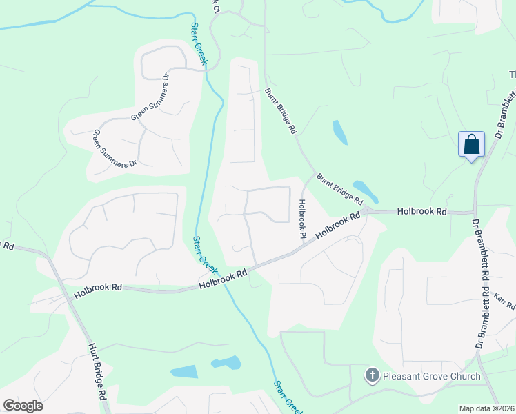 map of restaurants, bars, coffee shops, grocery stores, and more near 4270 Ridgebrook Bend in Cumming