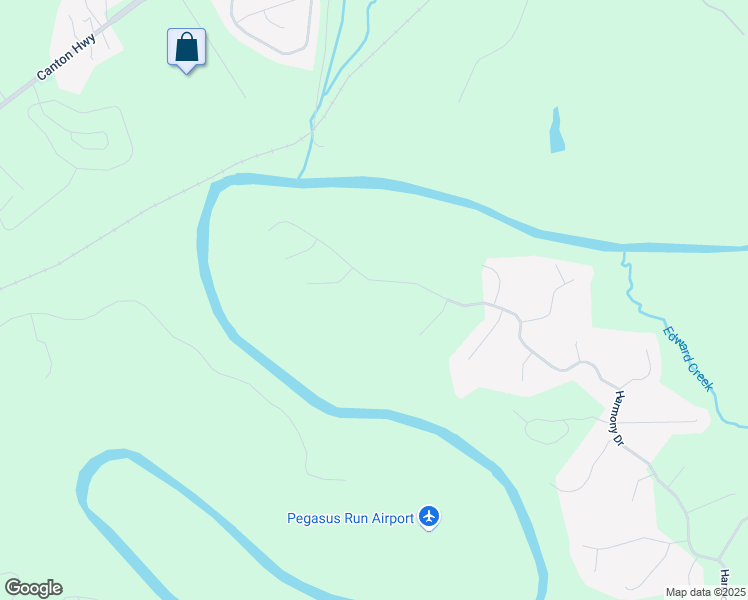 map of restaurants, bars, coffee shops, grocery stores, and more near 2089 Harmony Drive in Canton