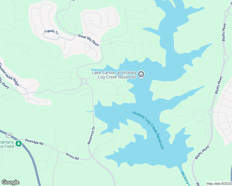 map of restaurants, bars, coffee shops, grocery stores, and more near 351 Boundless Lane in Canton