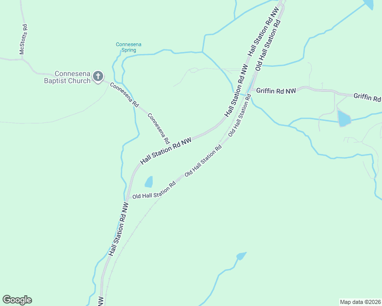 map of restaurants, bars, coffee shops, grocery stores, and more near 460 Hall Station Road Northwest in Kingston