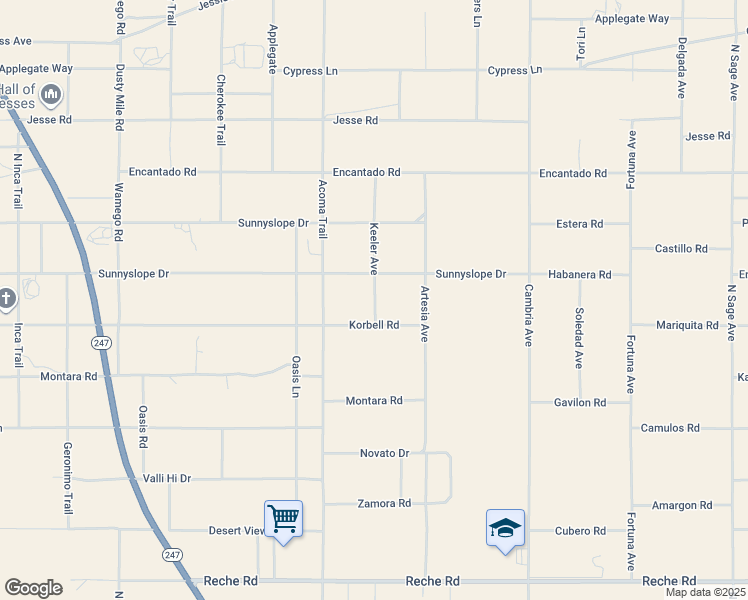 map of restaurants, bars, coffee shops, grocery stores, and more near in Homestead Valley