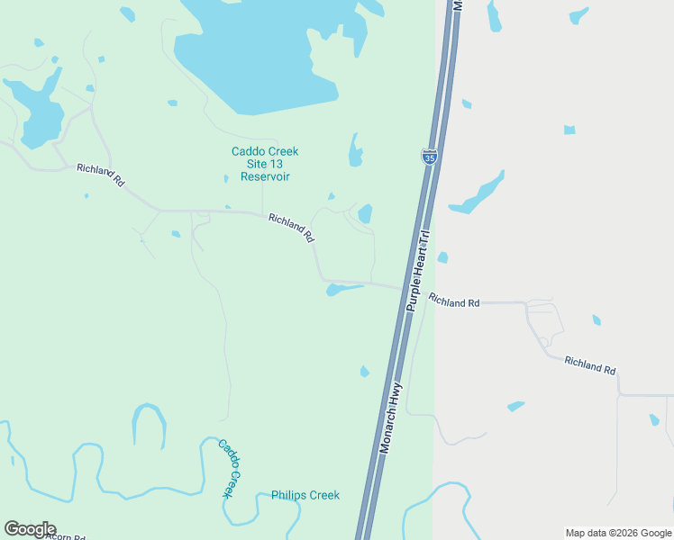 map of restaurants, bars, coffee shops, grocery stores, and more near 1416 Richland Road in Ardmore