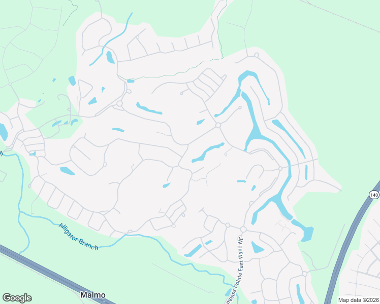 map of restaurants, bars, coffee shops, grocery stores, and more near 2309 Compass Pointe East Wynd in Leland
