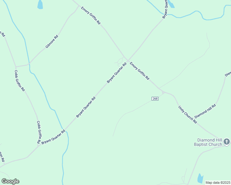 map of restaurants, bars, coffee shops, grocery stores, and more near 4996 Bryant Quarter Road in Gillsville
