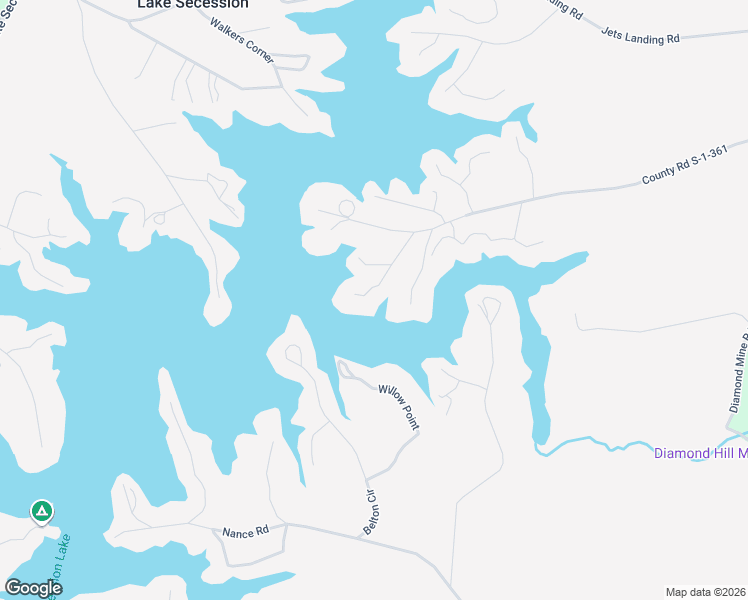 map of restaurants, bars, coffee shops, grocery stores, and more near 108 Parnell Road in Abbeville