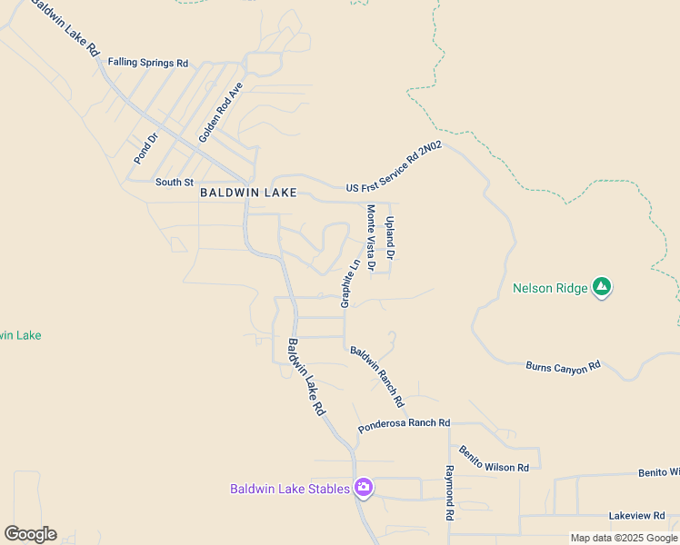 map of restaurants, bars, coffee shops, grocery stores, and more near 46247 Serpentine Drive in Big Bear