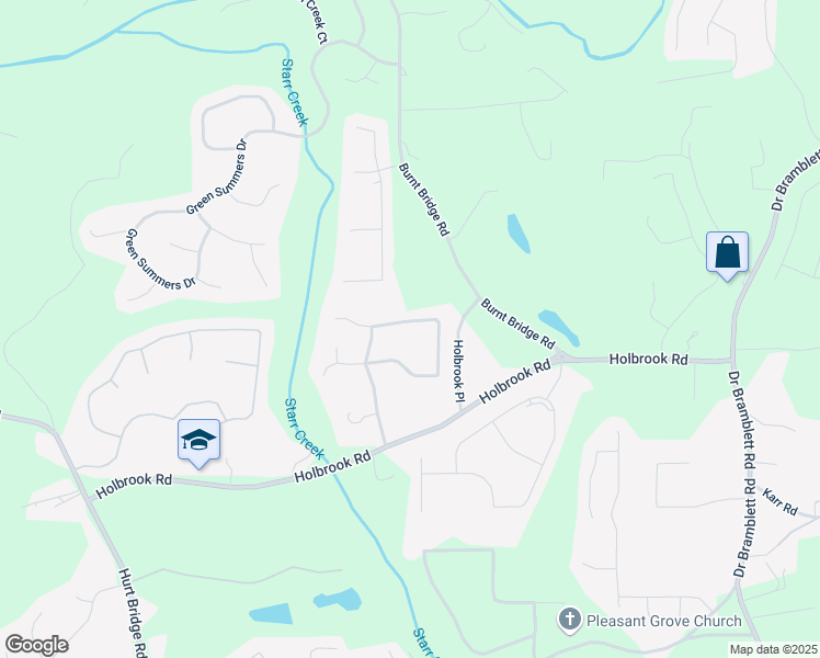 map of restaurants, bars, coffee shops, grocery stores, and more near 4110 Ridgebrook Bend in Cumming