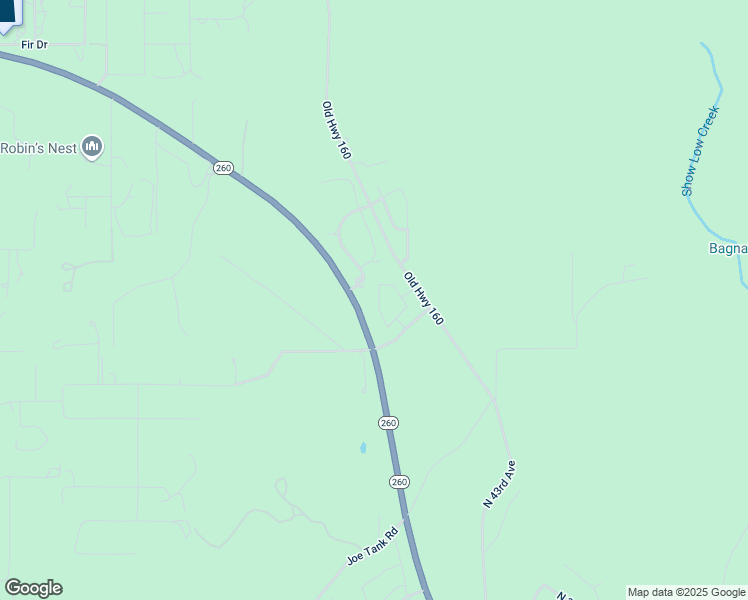map of restaurants, bars, coffee shops, grocery stores, and more near 4850 South White Mountain Road in Show Low
