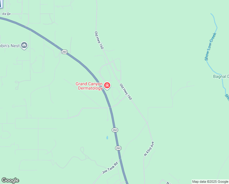 map of restaurants, bars, coffee shops, grocery stores, and more near 4855 Mountain Hollow Loop in Show Low